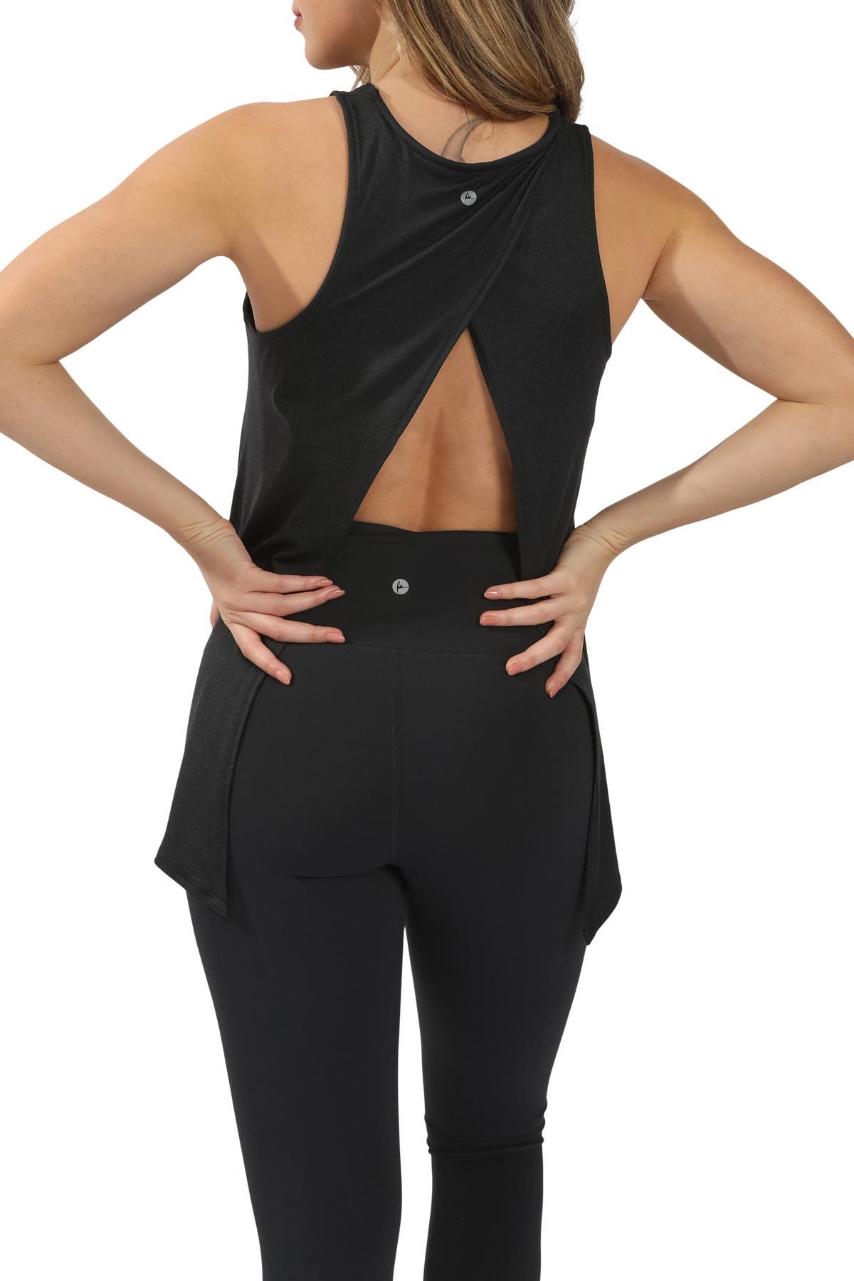 90 DEGREE BY REFLEX Overlapped Back Tie Active Tank (Women) | Nordstromrack