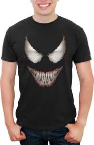 Marvel Men's Marvel Venom Grin Graphic T-Shirt