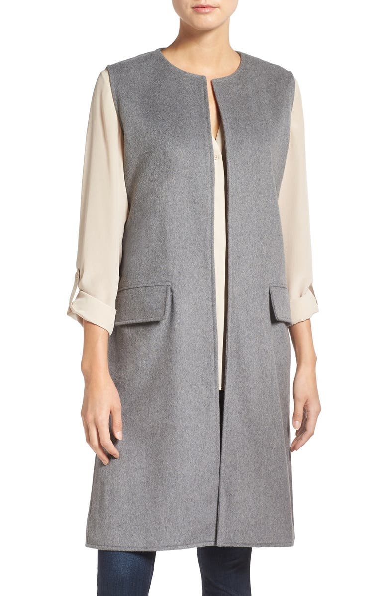 cupcakes and cashmere 'Shannon' Long Vest, Main, color, 