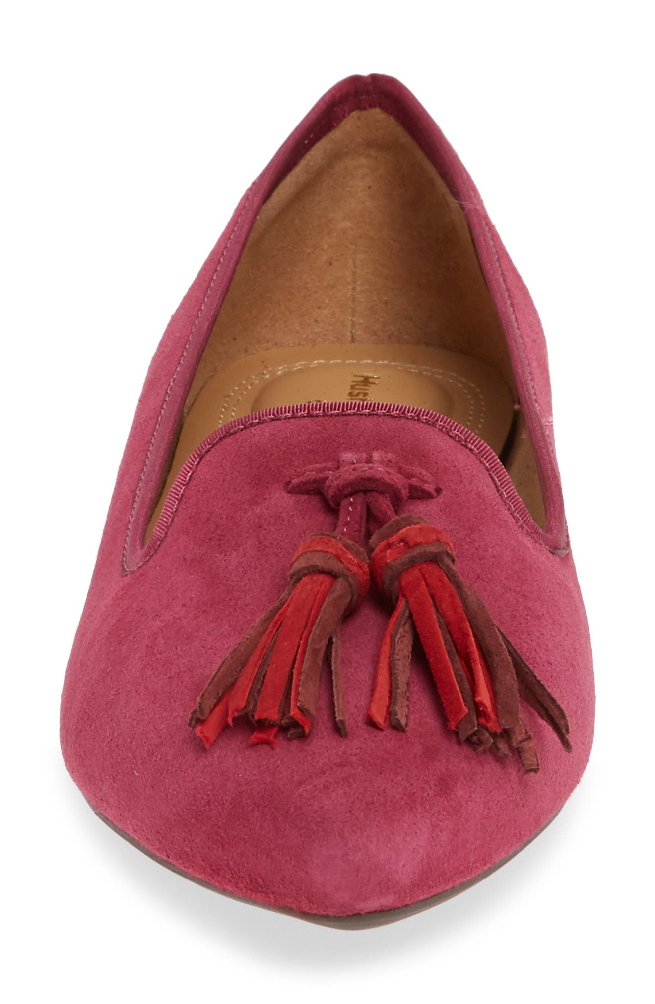 Sadie Tassel Loafer, Alternate, color, BEAUJOLAIS SUEDE