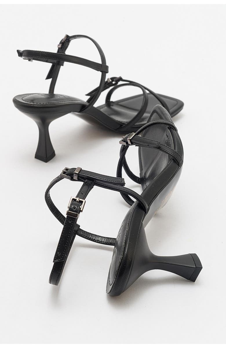 Prologue Shoes Nebel Strappy Stiletto Sandal, Alternate, color, Black