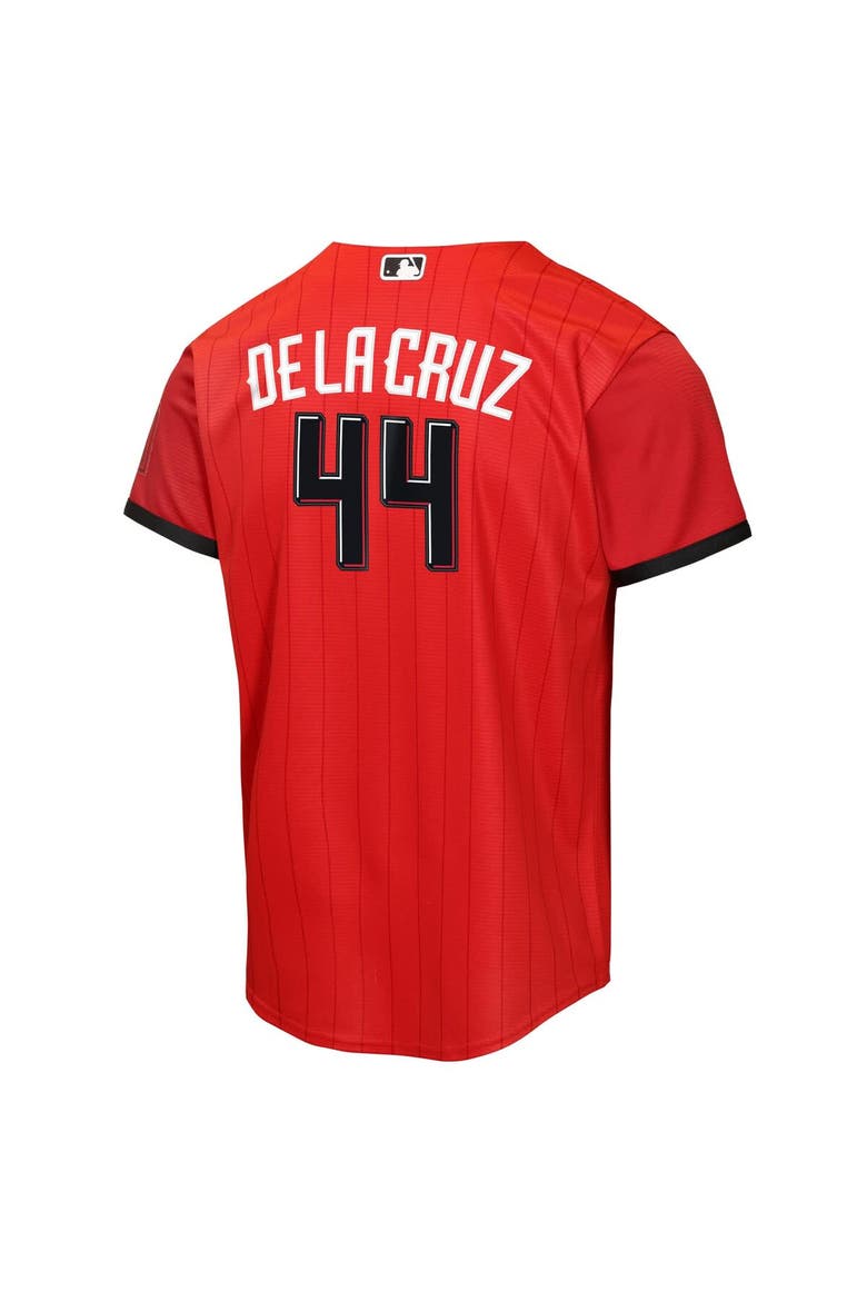 Youth Nike Elly De La Cruz Red Cincinnati Reds 2026 City Connect Stadium Jersey, Alternate, color, Red