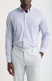 Peter Millar Axel Performance Twill Button-Down Sport Shirt