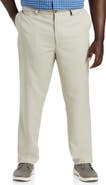 Oak Hill by DXL Big & Tall Microfiber Waist-Relaxer Pants