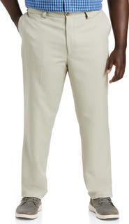 Oak Hill by DXL Big & Tall Microfiber Waist-Relaxer Pants