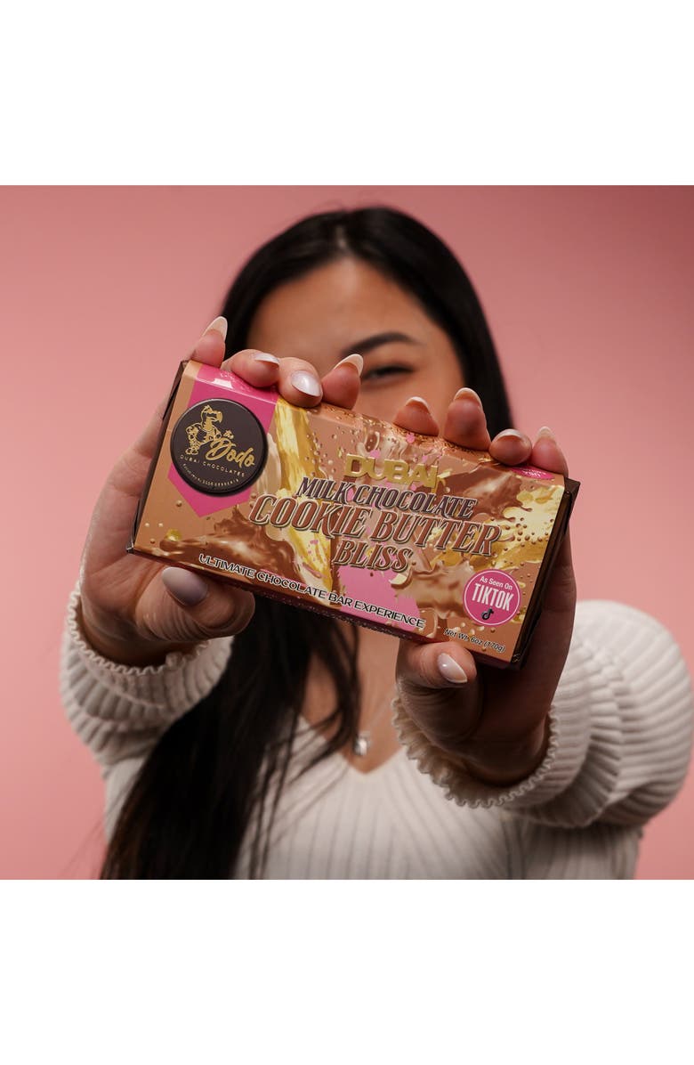 The Dodo Chocolates Viral Dubai Style Chocolate Bar, Alternate, color, Milk Chocolate Cookie Butter