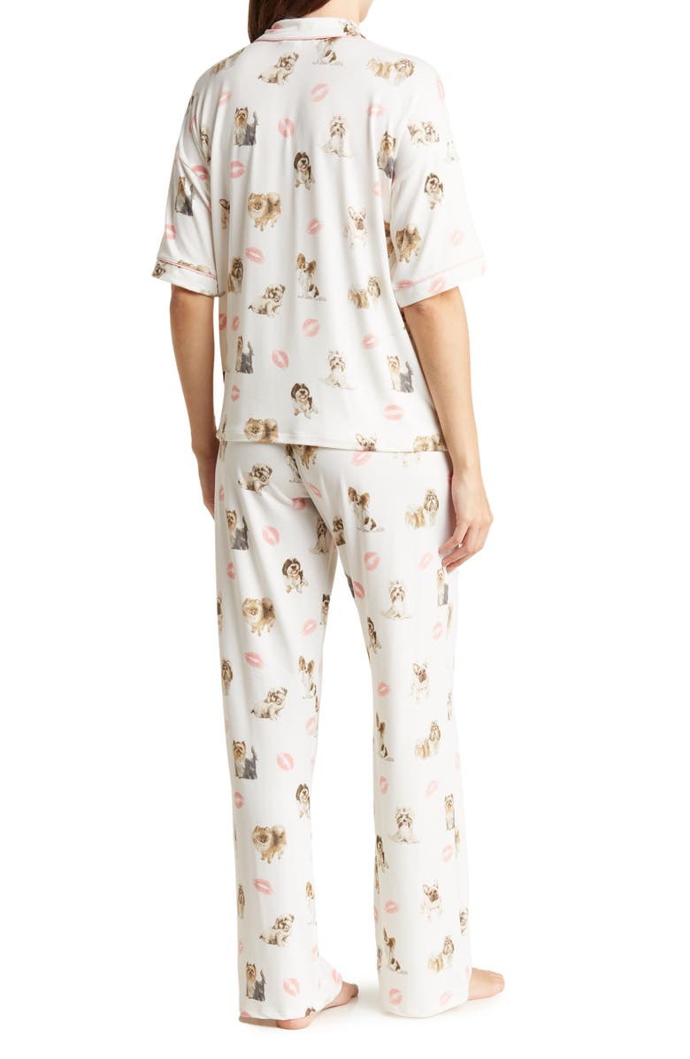 PJ Salvage Short Sleeve Knit Pajamas, Alternate, color, 