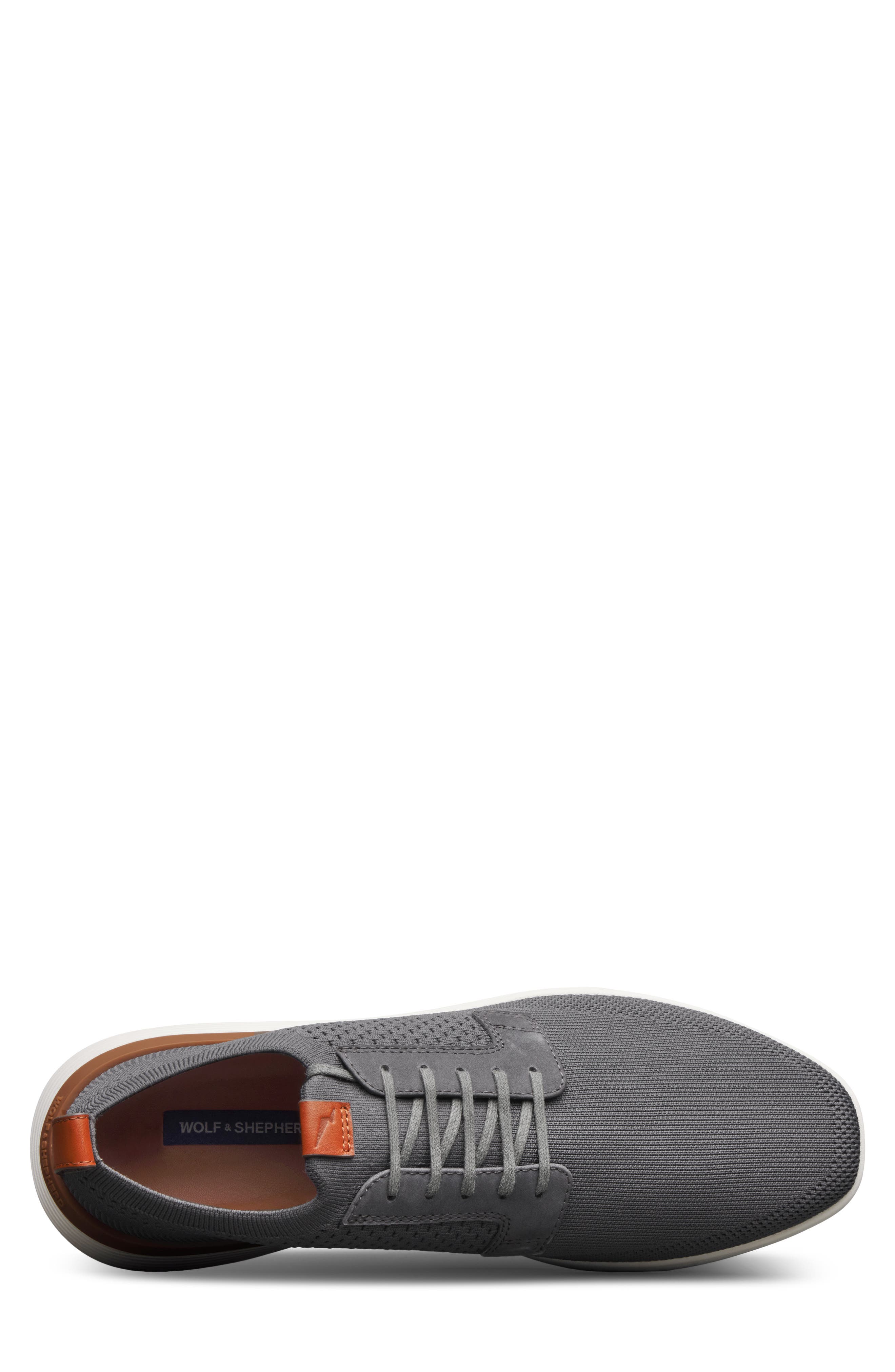Wolf & Shepherd Swiftknit<sup>™</sup> Plain Toe Derby, Alternate, color, Gray / White