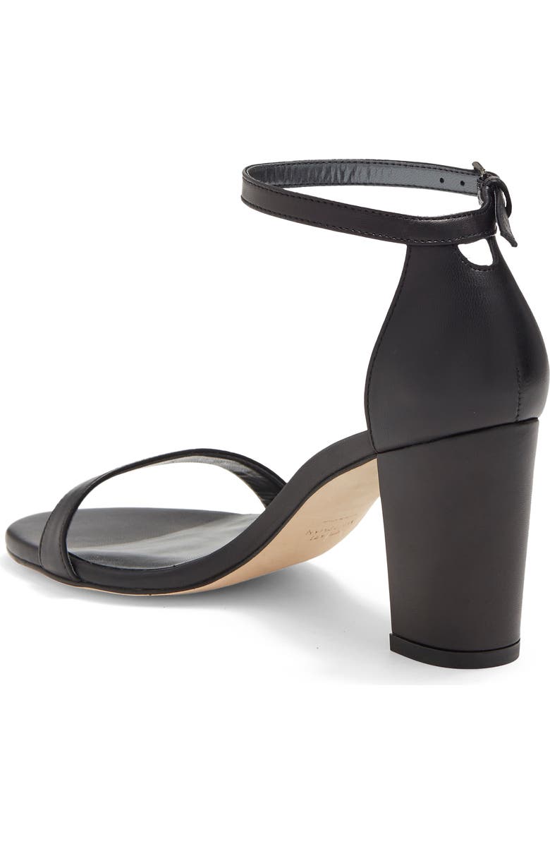 Stuart Weitzman NearlyNude Ankle Strap Sandal, Alternate, color,