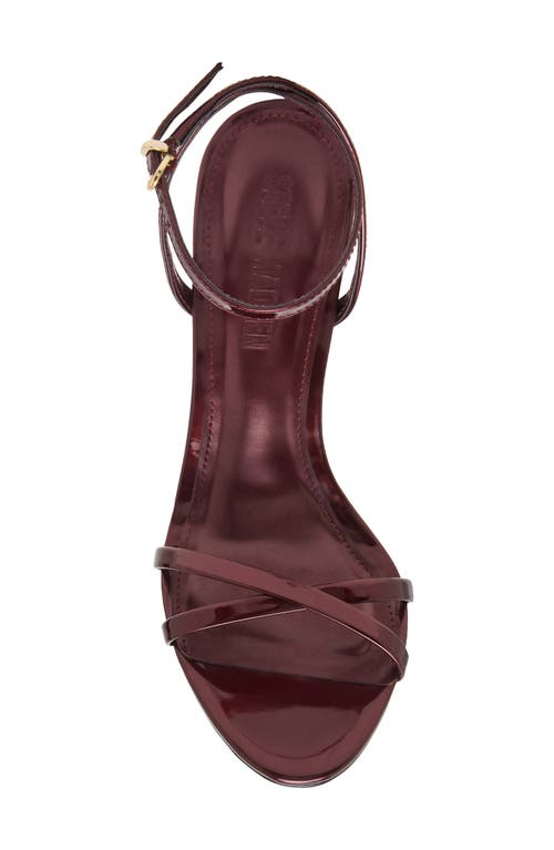 Steve Madden Ankle Strap Stiletto Sandal In Purple