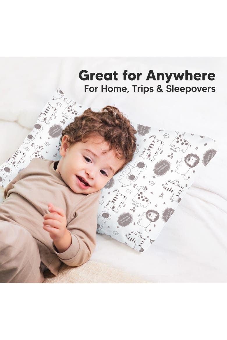 Printed Toddler Pillowcase 13X18", Alternate, color, KeaSafari