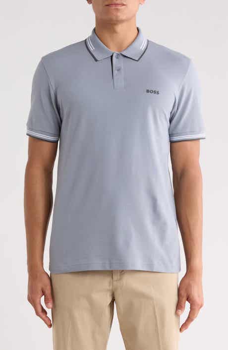Paul Tipped Stretch Cotton Polo