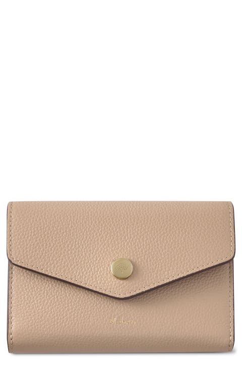 Snap Leather Wallet