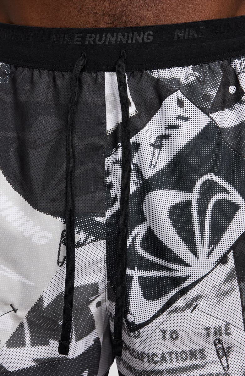 Nike Energy Stride Dri-FIT Running Shorts, Alternate, color, Black/ Reflective Silver