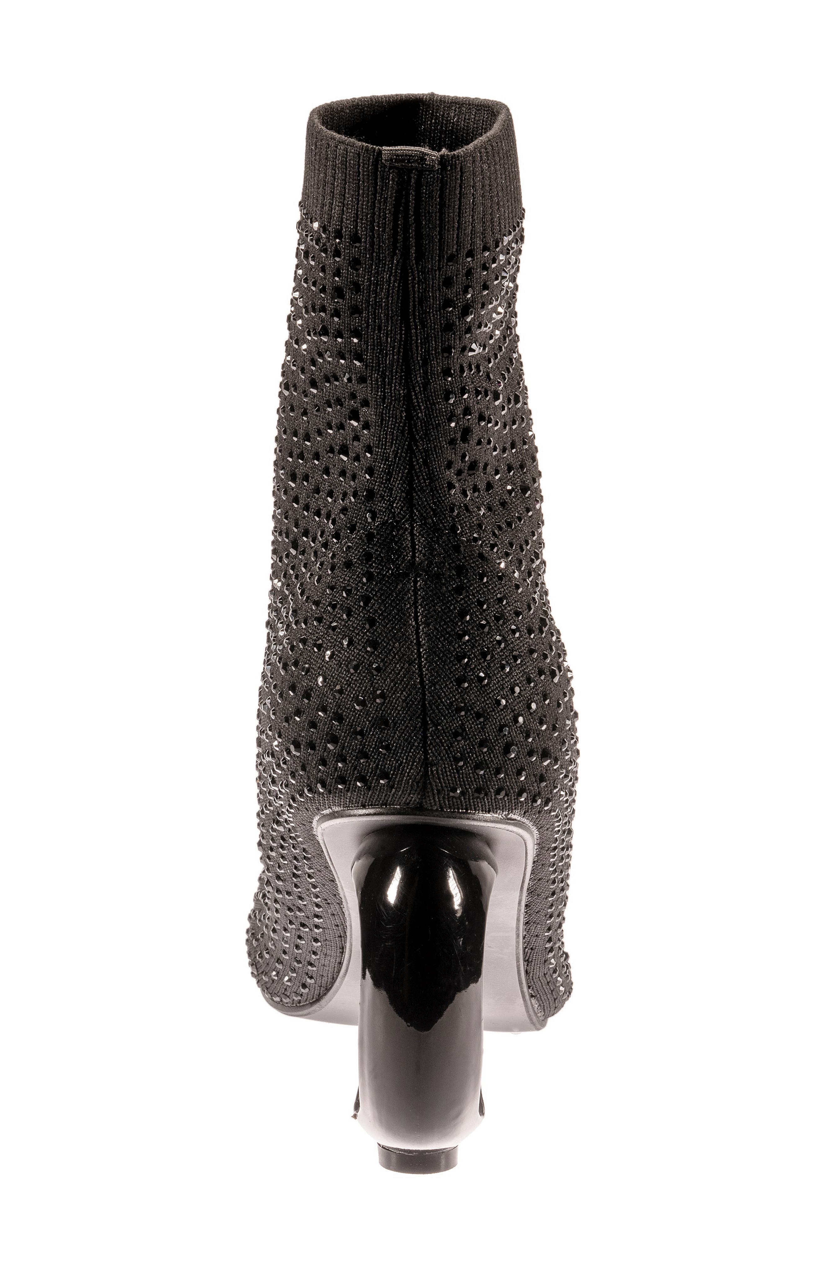 NINETY UNION Barb Round Heel Bootie, Alternate, color, Black