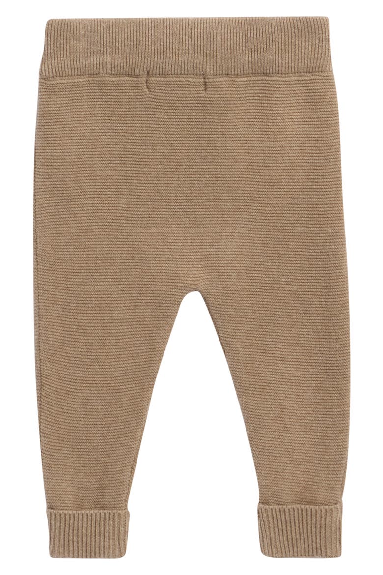 Kids' Heathered Organic Cotton Knit Pants, Alternate, color, MOCHA
