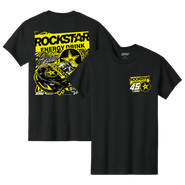 23XI Racing Men's 23XI Racing Black Tyler Reddick Rockstar Energy Car T-Shirt
