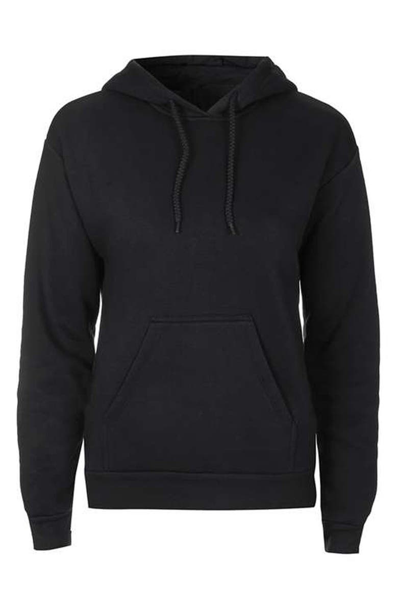 Topshop Oversize Hoodie, Alternate, color, 