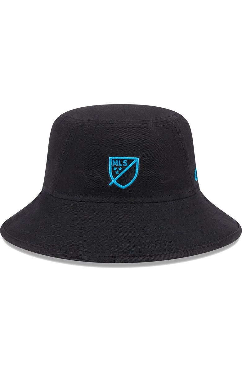 New Era Men's New Era Black Charlotte FC Kick Off Bucket Hat, Alternate, color, Black