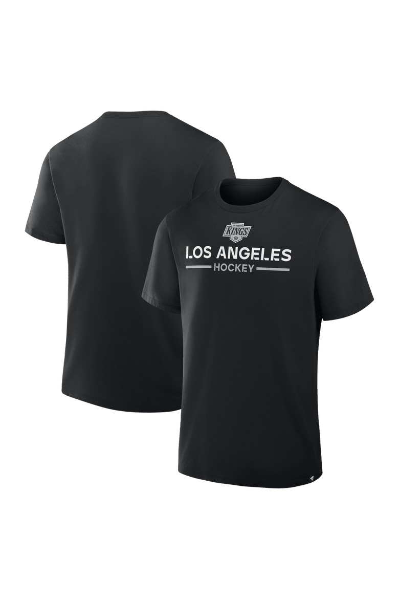 Men's Fanatics Black Los Angeles Kings Authentic Pro Primary T-Shirt, Main, color, Black