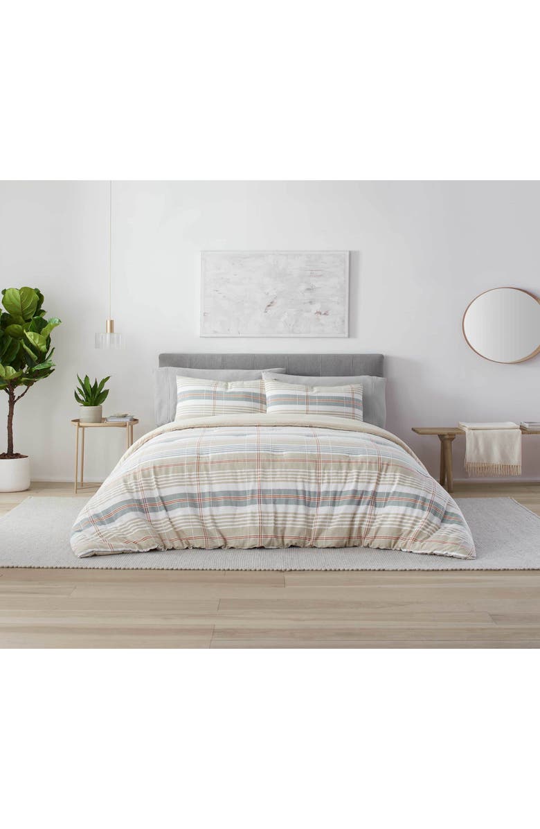 Vellux Oslo Comforter Set, Alternate, color, Taupe