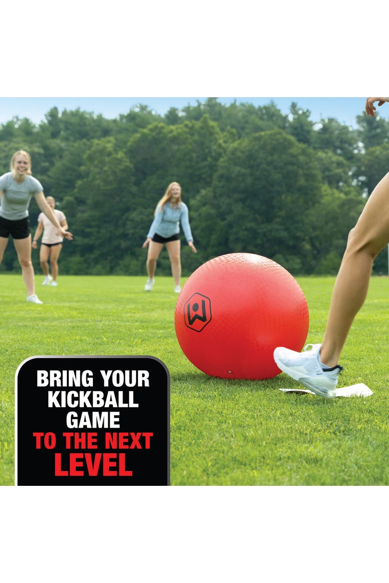 20" Red Kickball Giant Inflatable, Pump Included, Alternate, color, Multicolored