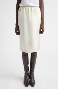 LOULOU DE SAISON Vasali Silk Skirt