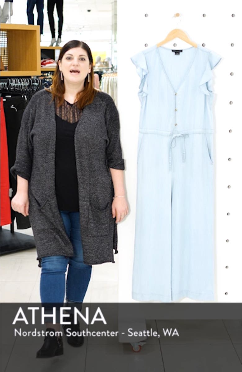 Mica Ruffle Sleeve Jumpsuit, sales video thumbnail