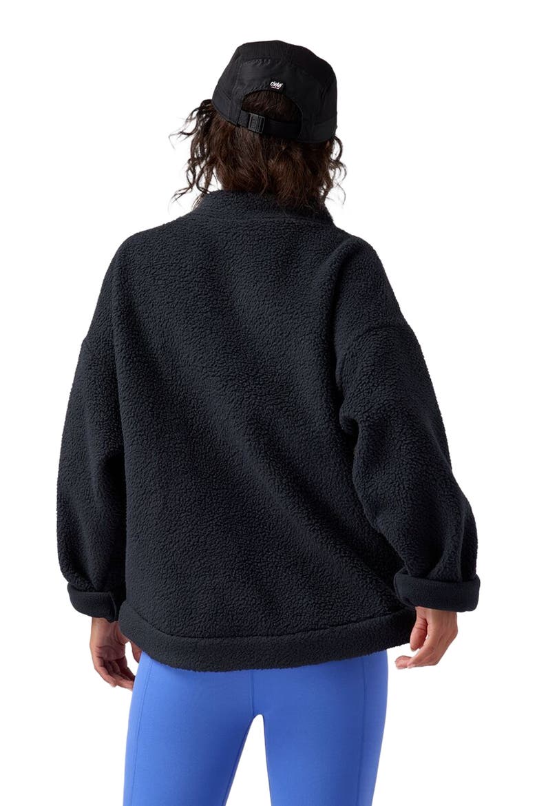 Wander Pile-Fleece Mock-Neck Top - Women's, Alternate, color, Black