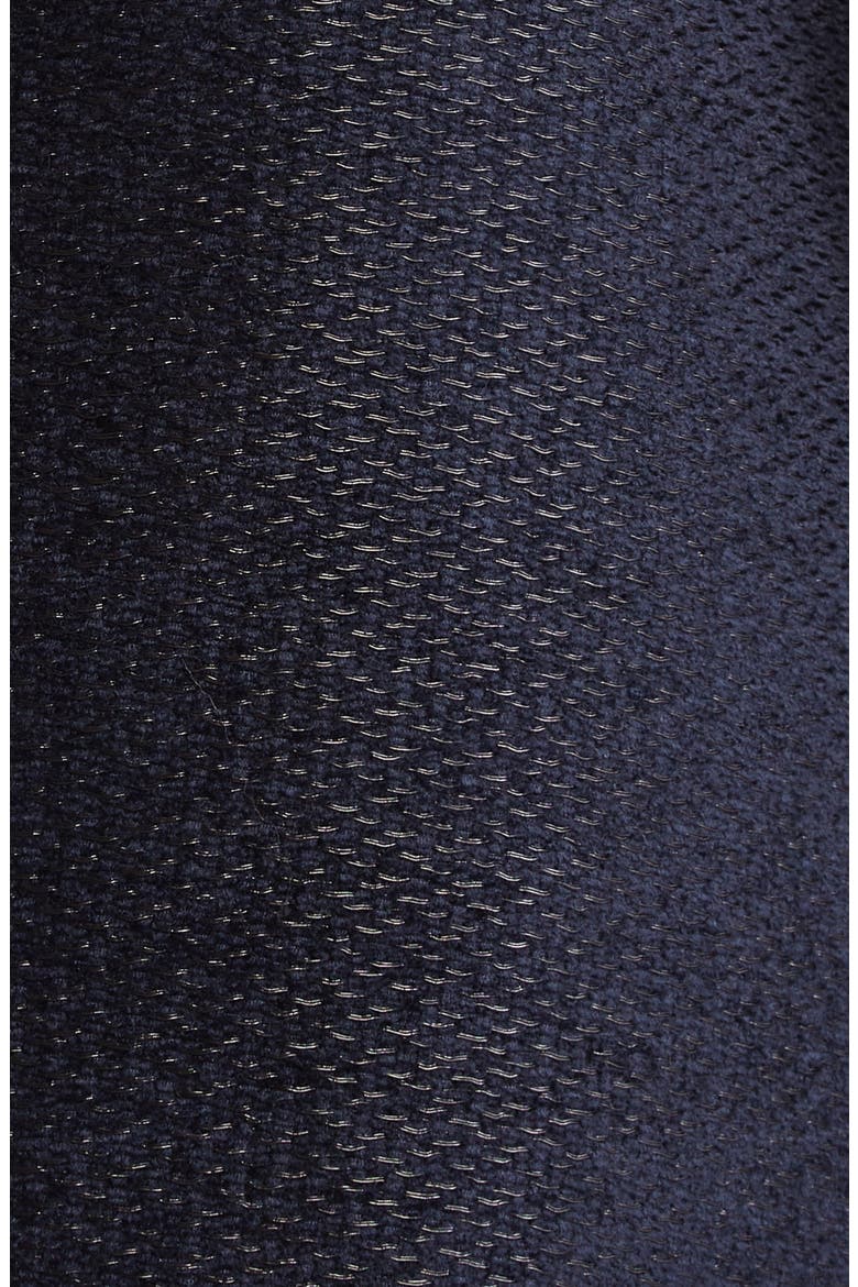 Metallic Bouclé Miniskirt, Alternate, color, COMBO BLACK/ BLUE