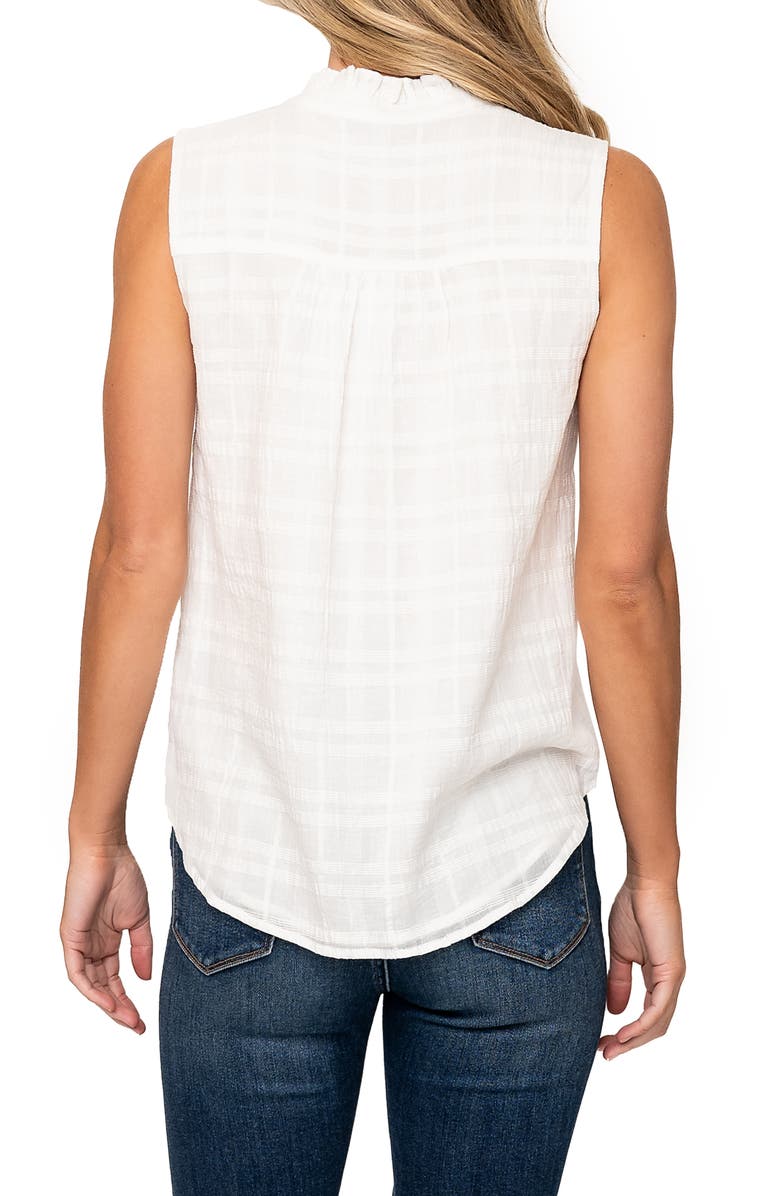 GIBSONLOOK Cameron Cotton Gauze Tank Top, Alternate, color, White