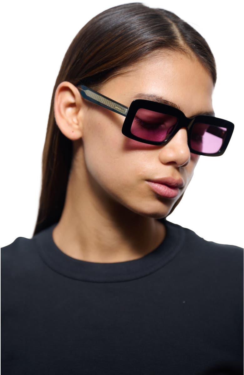 Italia Independent Alchimia Sunglasses, Alternate, color, Black