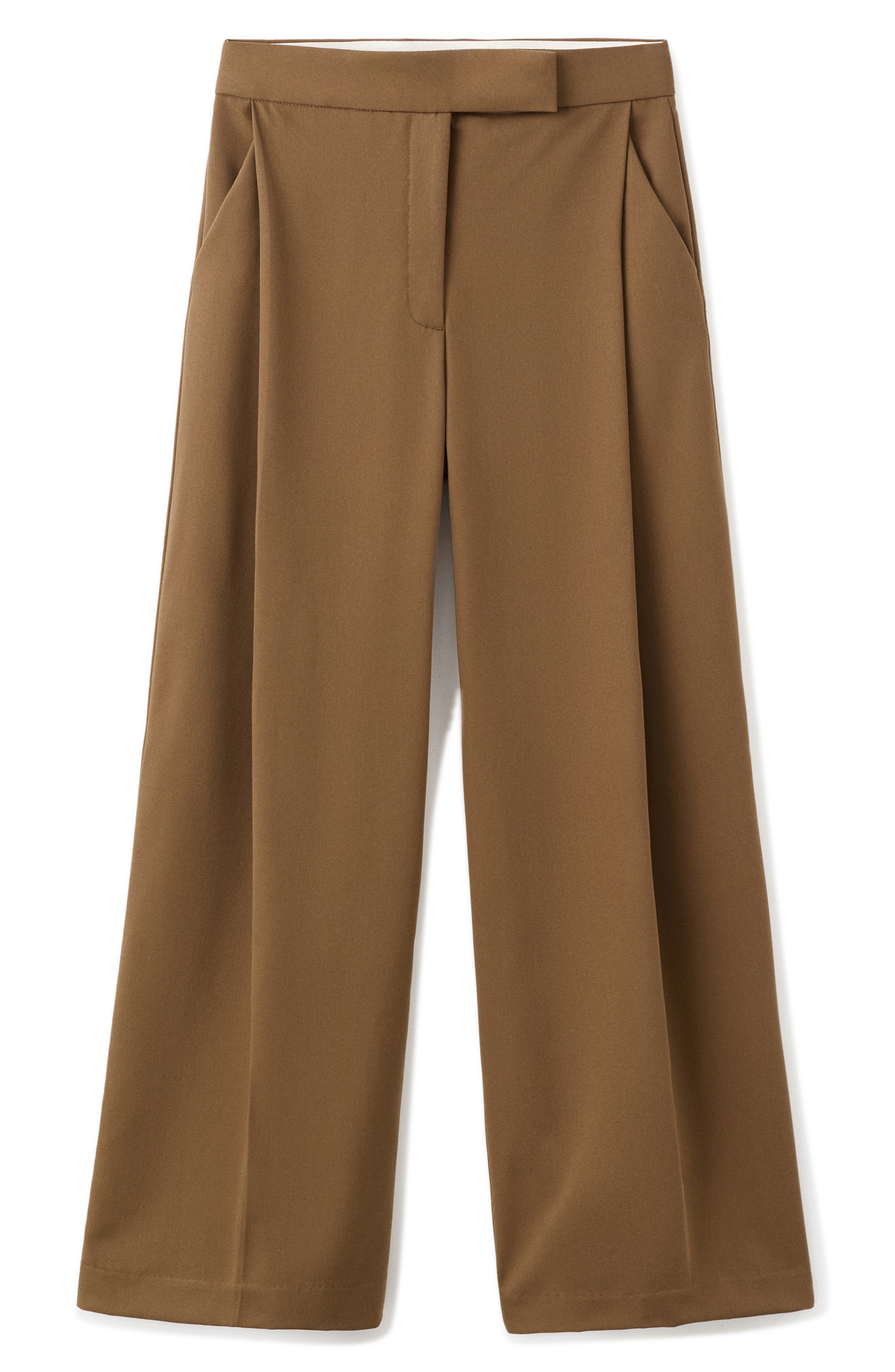 Pleated Wide Leg Pants - image 4