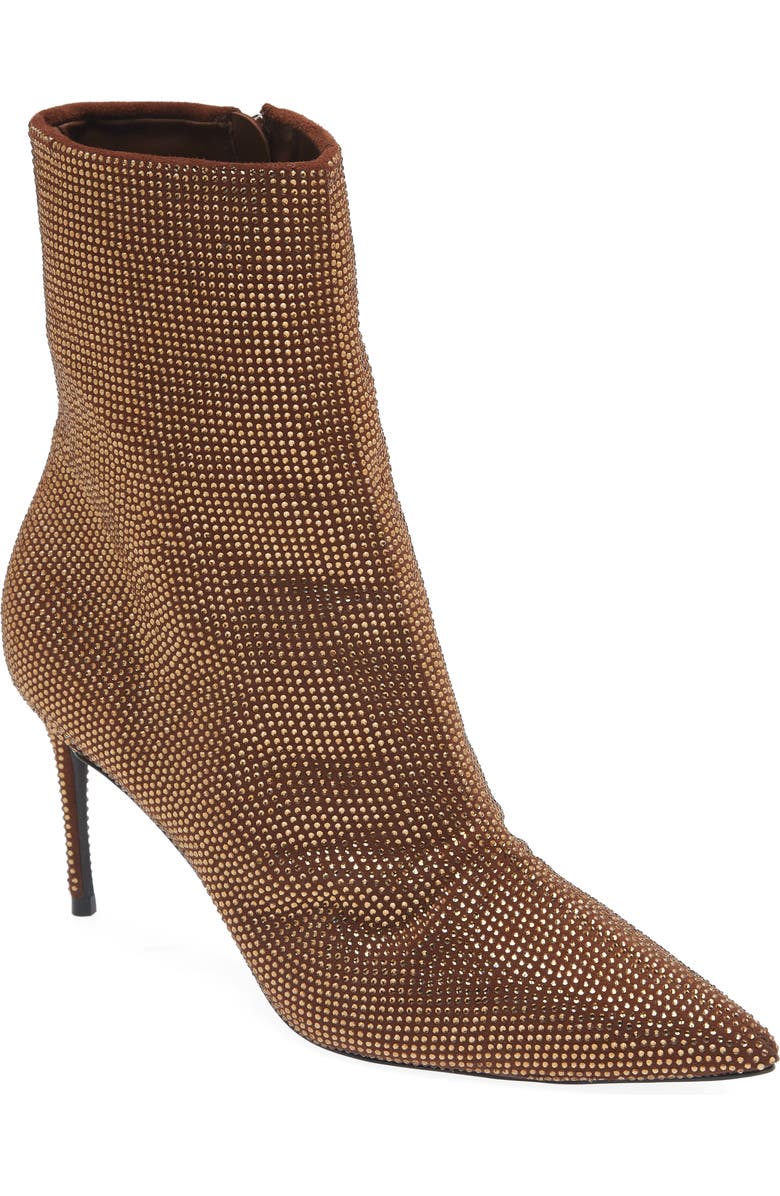 BLACK SUEDE STUDIO Dahlia Crystal Embellished Pointed Toe Boot, Main, color,