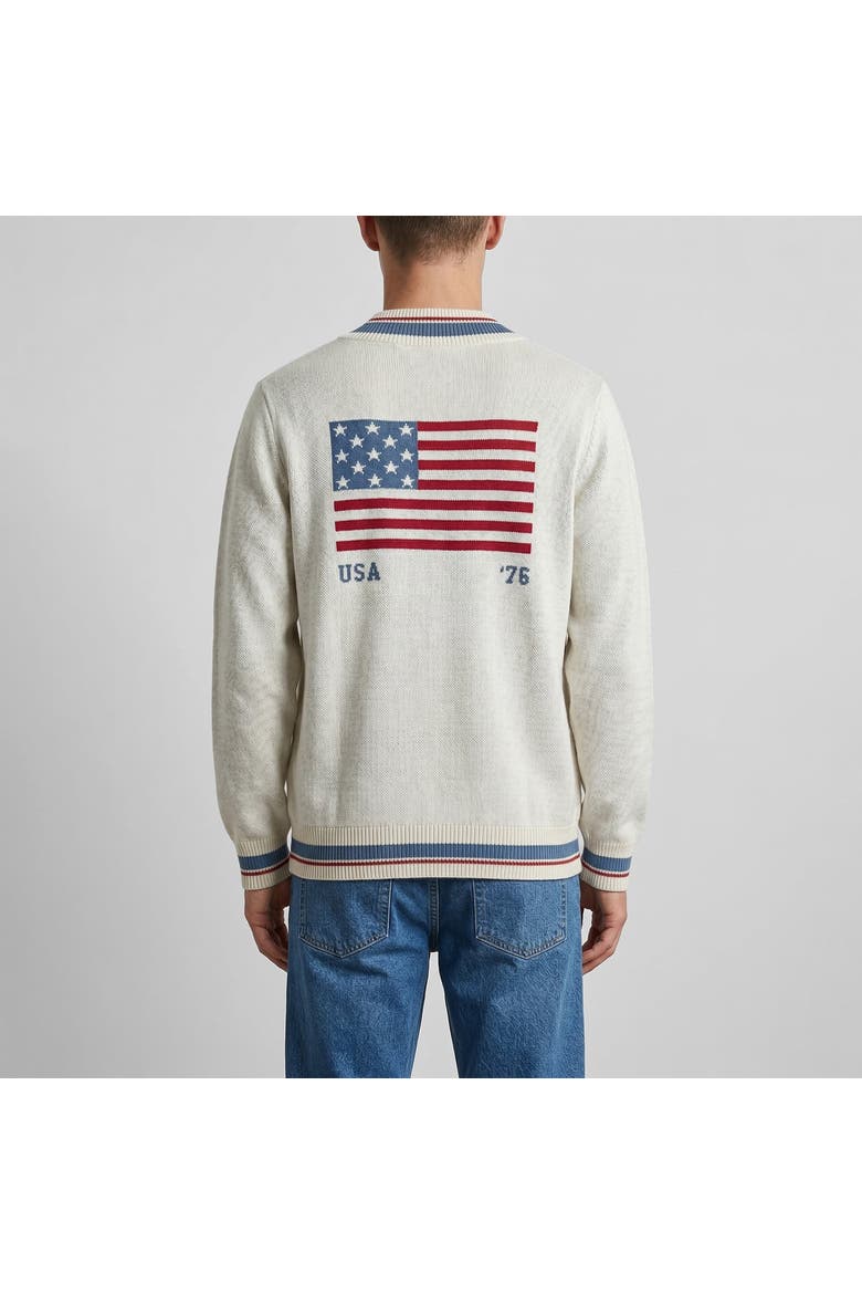 Unisex Uscape Apparel Natural Tennessee Volunteers Americana Striped Full-Button Cardigan, Alternate, color, Natural