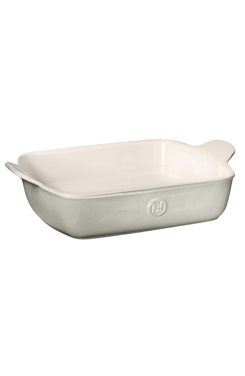 Emile Henry HR Modern Classics Rectangular Baking Dish 11" x 8", Main, color, Pearl Gray
