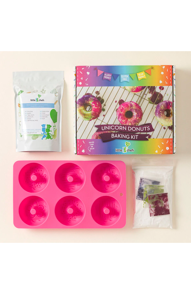 Uncommon Goods DIY Unicorn Galaxy Donuts Kit by Little GF Chefs, Alternate, color, 