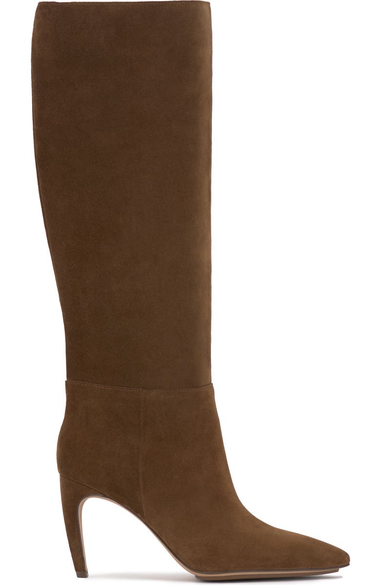 Vince Camuto Brigitte Pointed Toe Knee High Boot, Alternate, color, Reishi Brown