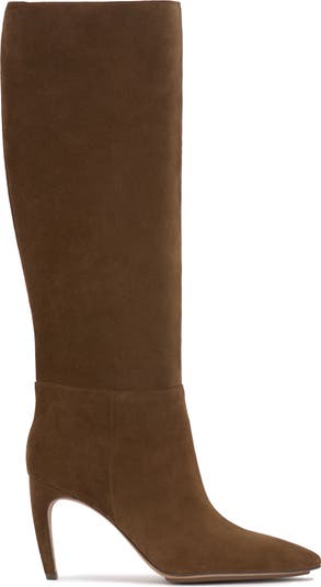 Brigitte Pointed Toe Knee High Boot