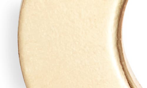 Nashelle Crescent Moon Stud Earrings In Gold Fill