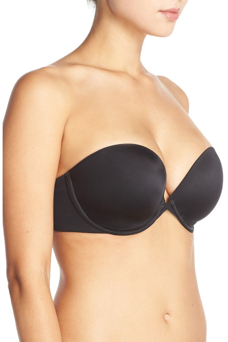 Amazing Assets Convertible Underwire Push-Up Bra, Alternate, color, BLACK