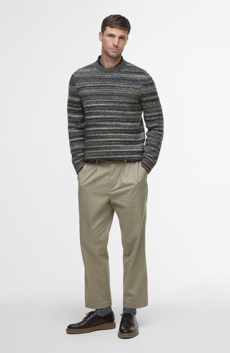 Barbour Pateley Crewneck Sweater, Alternate, color, Inky Marl