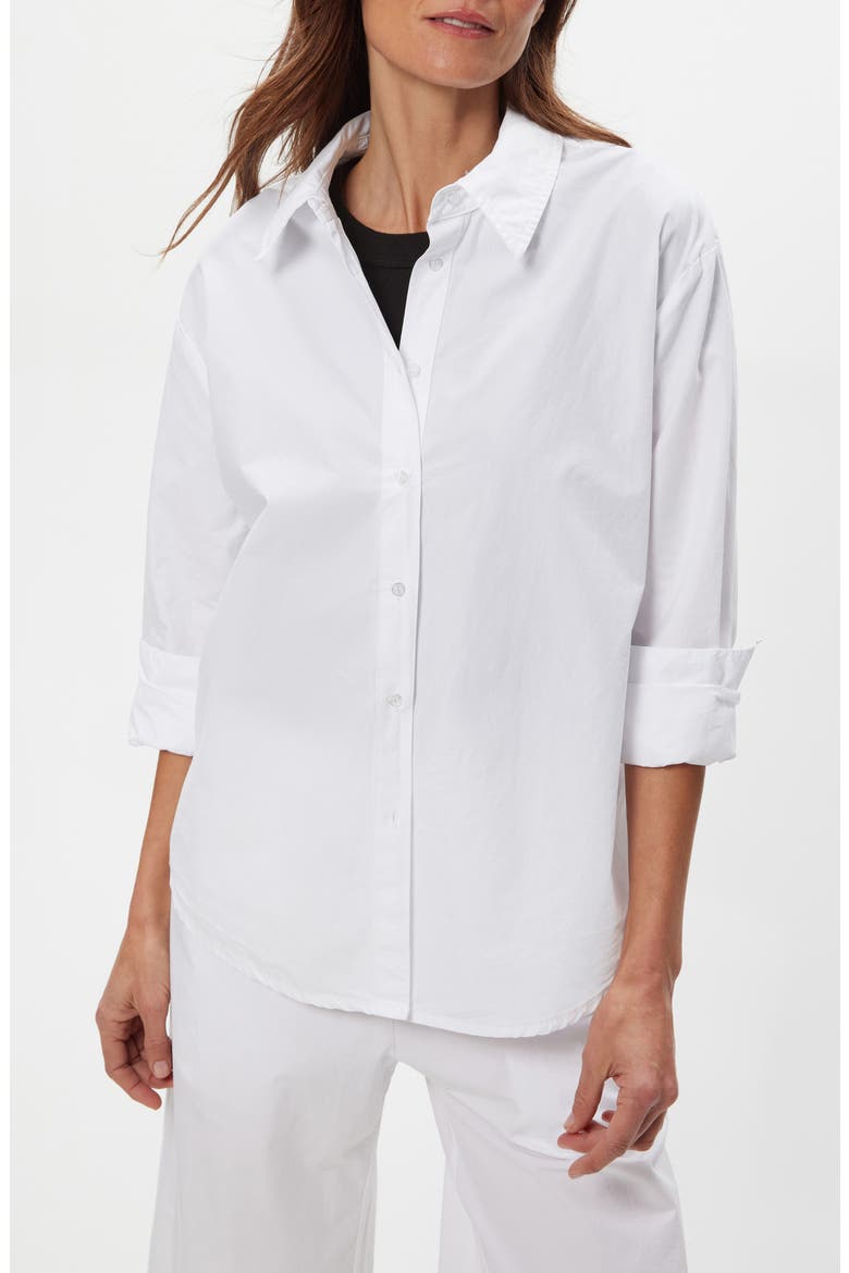 Carson Button Down Shirt, Alternate, color, WHITE