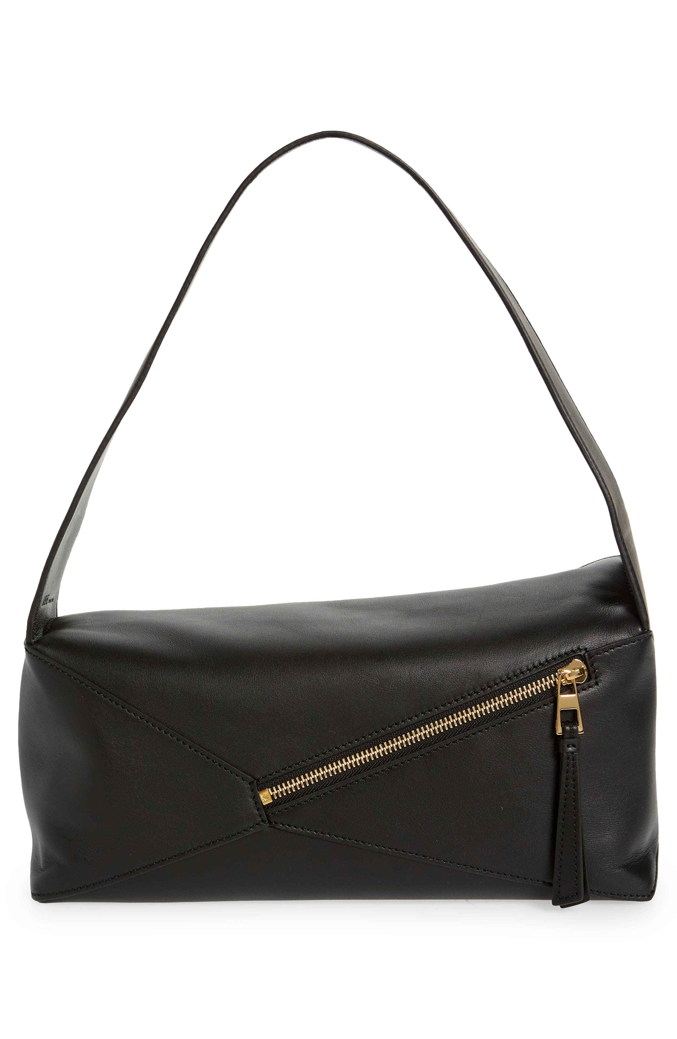 Loewe Puzzle Leather Hobo Bag, Alternate, color, 