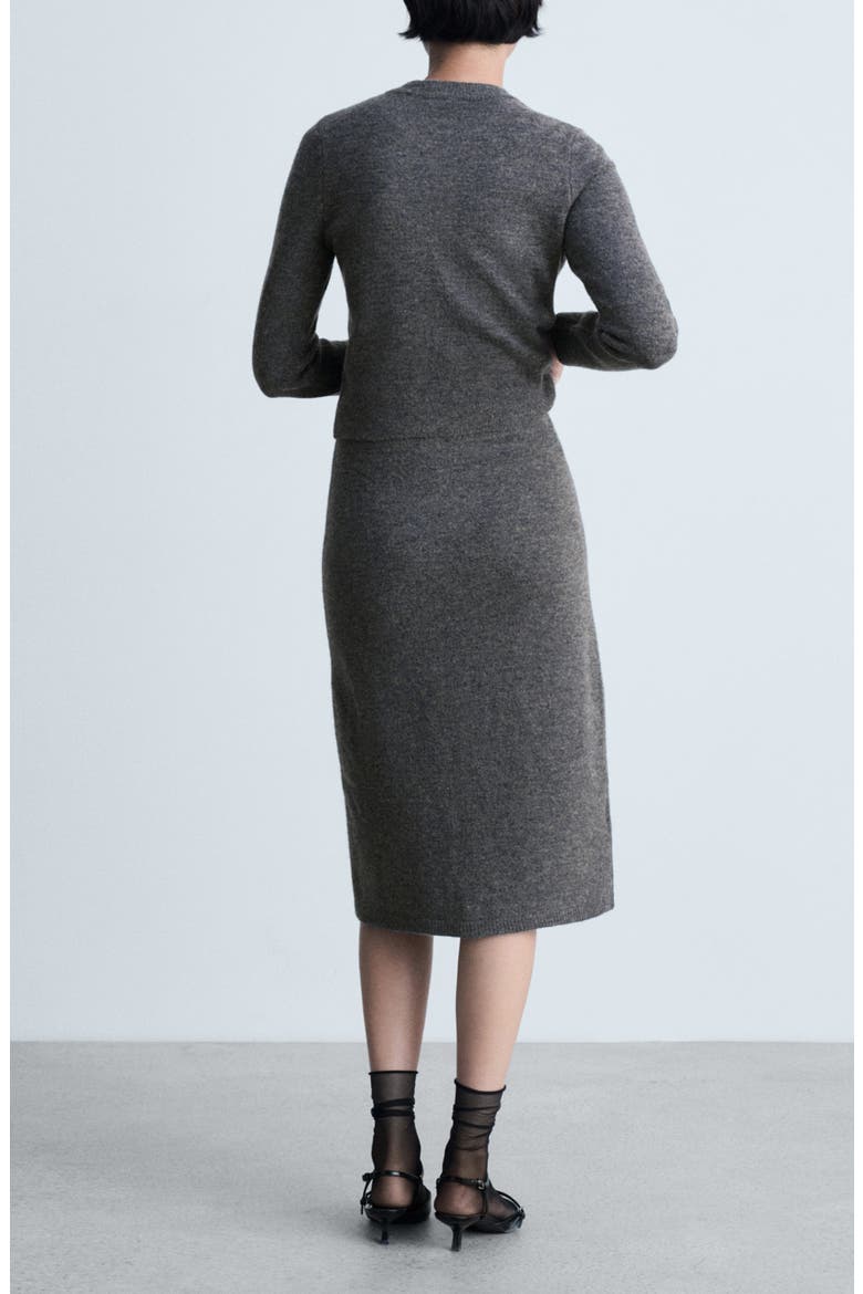 Eliote Crop Cardigan, Alternate, color, GREY