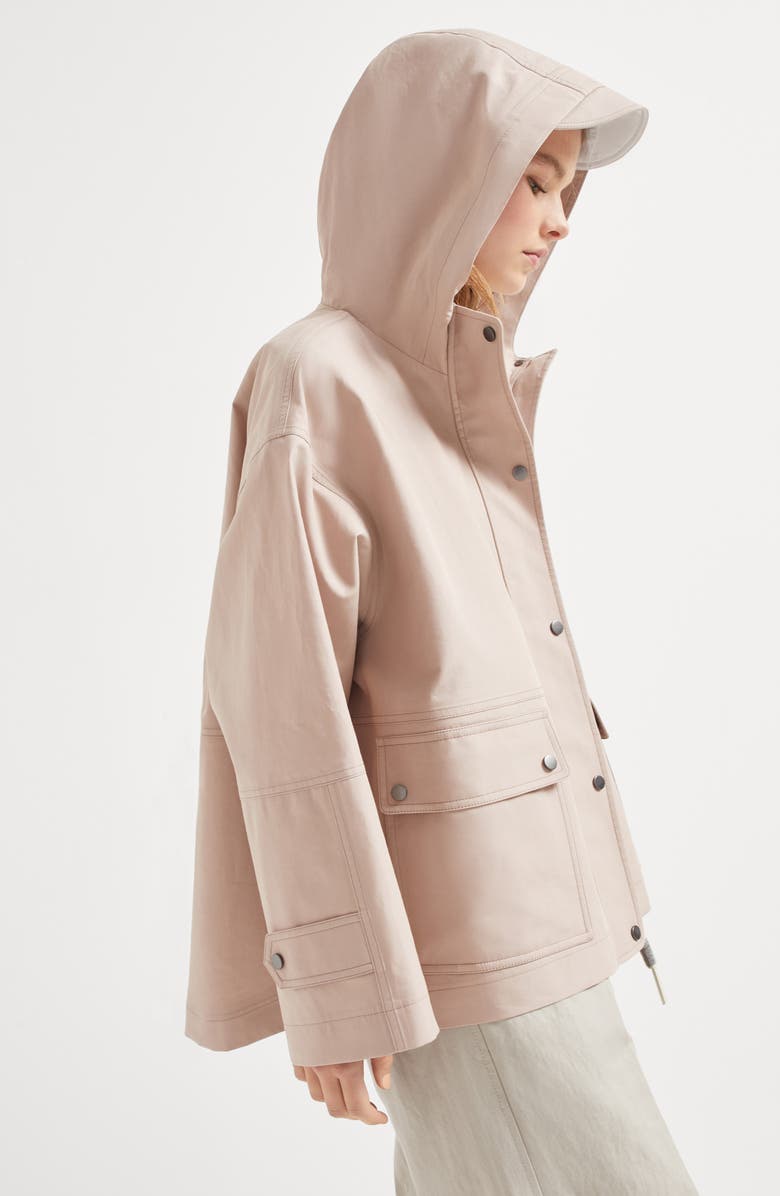 Brunello Cucinelli Cotton poplin outerwear jacket, Alternate, color, 