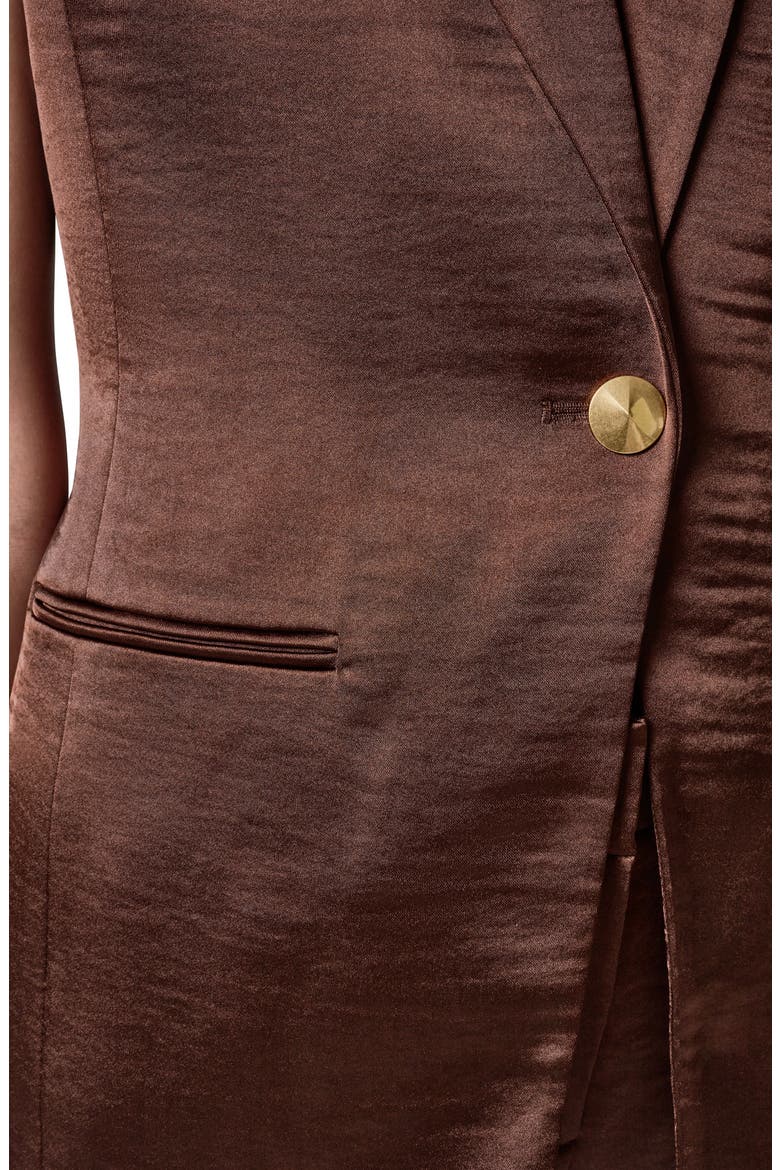 One-Button Vest, Alternate, color, CANYON