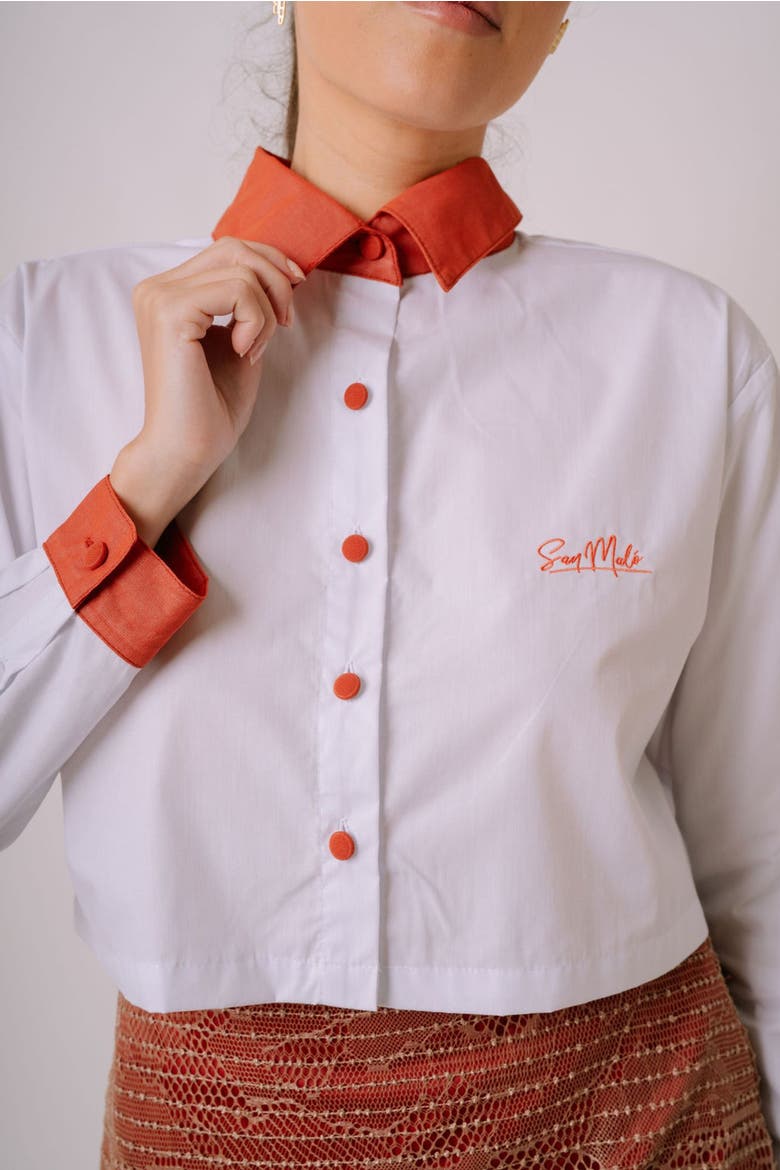San Maló Button Down Shirt, Alternate, color, White