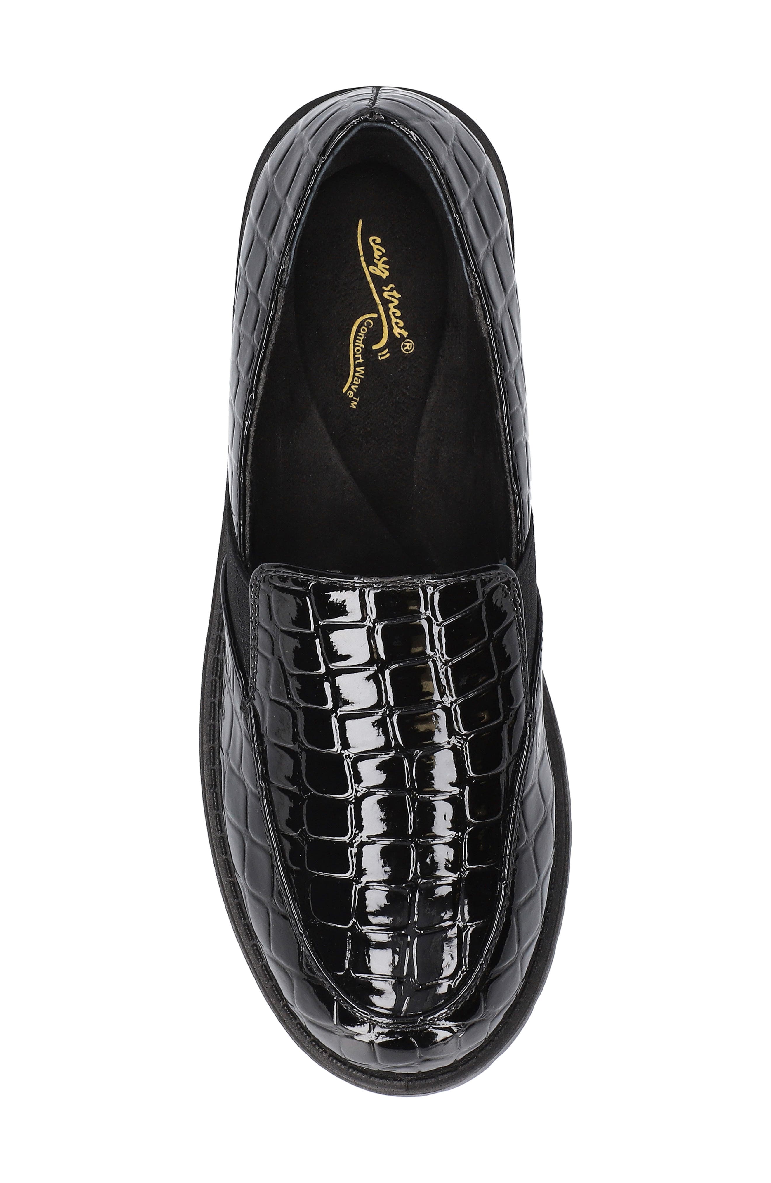 Vanessa Loafer, Alternate, color, BLACK CROCO