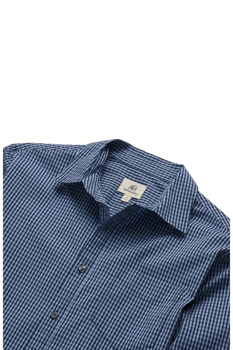 Brian Gingham Shirt, Alternate, color, Blue Check Combo